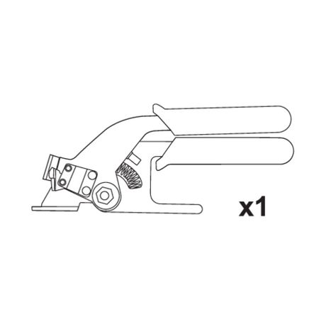 KIT INICIAL PARA NIVELAMENTO DE AZULEJOS CERÂMICOS COPOS X 100 PCS, LISTRAS X 100 PCS, ALICATE DE INSTALAÇÃO X 1