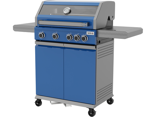 PLYNOVÝ GRIL ITAMI 4+1, 14,5KW, MODRY