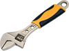  ADJUSTABLE WRENCH 150MM WITH PLASTIC HANDLE