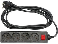 CABO DE EXTENSÃO ELÉTRICA 4 TOMADAS 3M INCL.