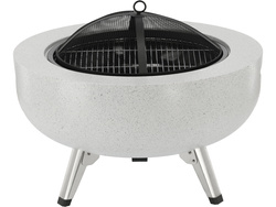 STEEL FIRE PIT 3IN1 WITH GRID 43.5CM