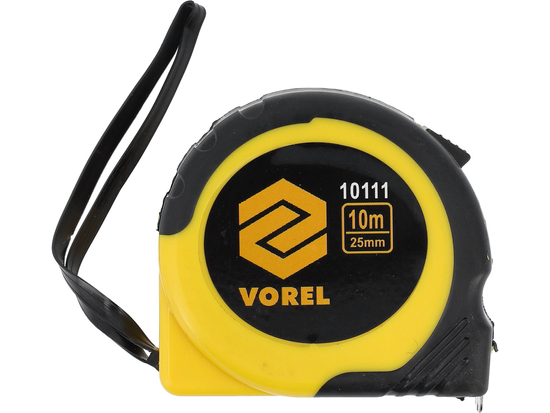 ENROLLADO AMARILLO Y NEGRO MEDIDA 10 M X 25 MM