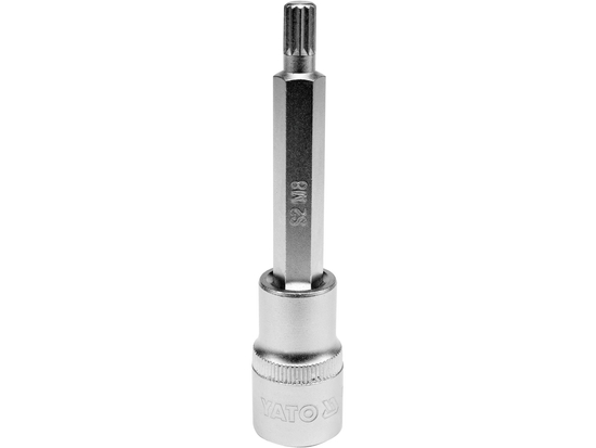 ГОЛОВКА ТОРЦЕВА З НАСАДКОЮ SPLINE 1/2'' М8 L100 ММ