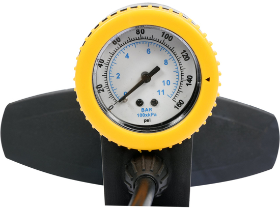 FLOOR PUMP WITH PRESSURE GAUGE