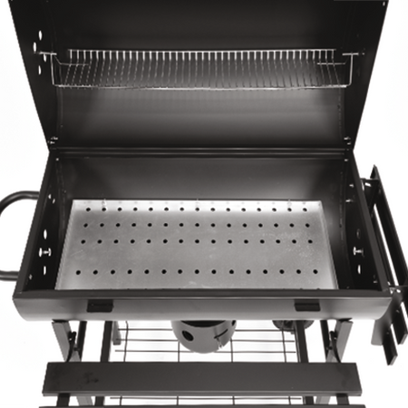 CHARCOAL GRILL WITH LID GRID 71*35CM