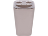 CANECA ESCOVA DE DENTES BEGE CUBOIDE