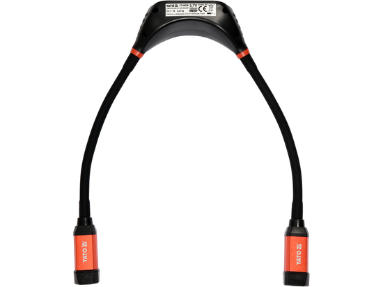 LAMPE DE COU 300LM, RÉGLAGE CONTINU DE LA LUMIÈRE, LI-ION 3,7V 2000MAH, BRAS FLEXIBLES