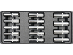 BUSSOLE LUNGHE PER CASSETTO 8-21MM 1/2'' 14 PEZZI.