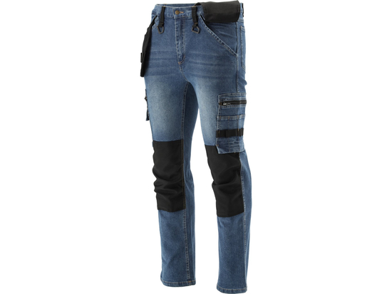 РОБОЧІ БРЮКИ STRETCH JEANS DARK BLUE, РАЗ. S