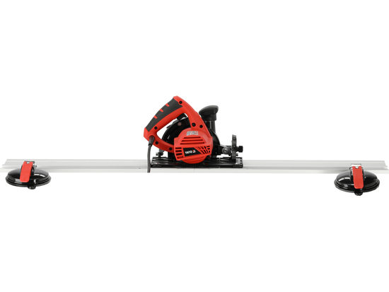 VÁGÓGÉP 125 MM-ES 1400 W-OS ÚTMUTATÓVAL SERNÉNYHÚHOZ, CSEMEPELÉSZÍTŐ FUNKCIÓVAL ÉS PORSZÍVÓ CSATLAKOZTATÁSSAL