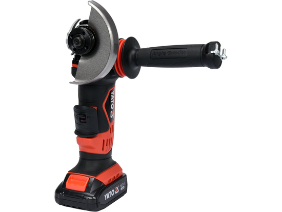 CONJUNTO RETIFICADORA ANGULAR 18V 125MM COM BATERIA 2.0AH + CARREGADOR 60MIN