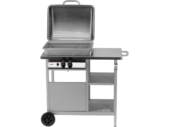 BAVEN GÁZ GRILL, 2 ÉGŐS 5,5KW S/S