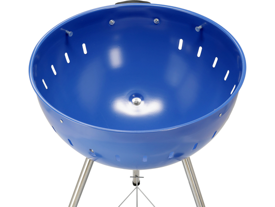 CHARCOAL BBQ, ROUNDED, 54CM BLUE