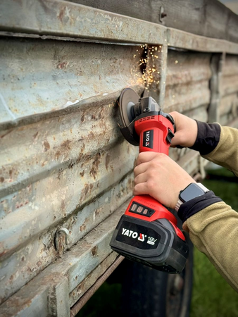 ANGLE GRINDER 18V, 125 MM, 3000-8500 MIN⁻¹ - BATTERY 4 AH