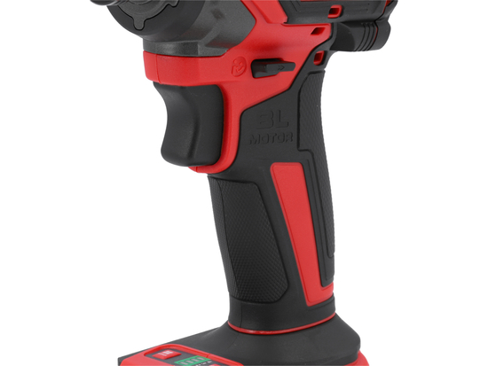 CHAVE DE IMPACTO 18V 230NM (CORPO) PARA TRABALHO COM PARAFUSOS M6-M14, PARAFUSOS DE CARPÊNCIA E BROCAS HEXAGONAIS DE 6,35MM