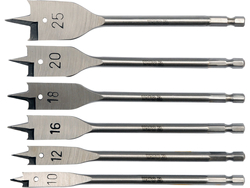 FLAT WOOD DRILL BIT SET