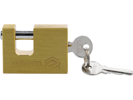 MOSAZNÝ BLOK VISNÍ ZÁMEK 50MM