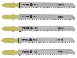 LAME DE SCIE SAUTEUSE, MANCHE TYPE BOSCH, POUR BOIS, 5 PCS.