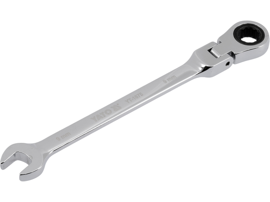 CHIAVE COMBINATA CON CRICCHETTO E SNODO 9 MM