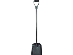 SHOVEL WITH METAL HANDLE
