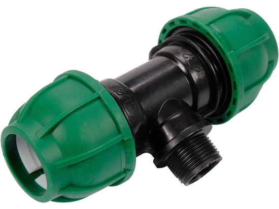 PIPE CONNECTOR PP GZ 32MM X 3/4" X 32MM