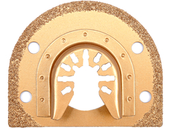 BRAZED CARBIDE D-SHAPE BLADE FOR OSCILLATING MULTITOOL HM