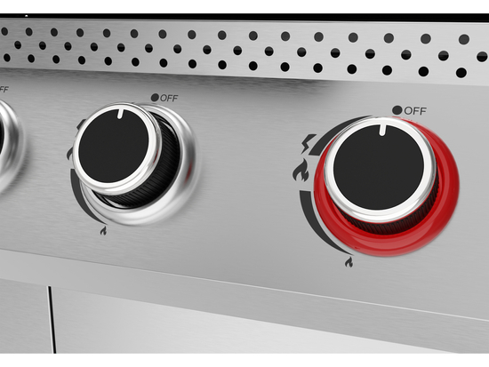 GAS GRILL YAO 5+1, 19KW STAINLESS STEEL