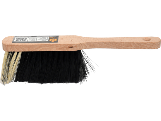 BROSSE, BROSSE SUR SOCLE EN BOIS