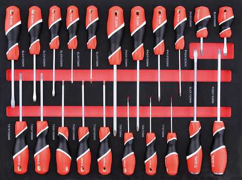 ARMOIRE DE SERVICE AVEC 211 OUTILS.