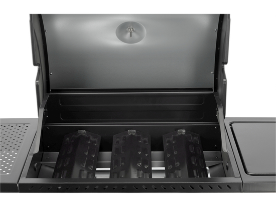 PARRILLA DE GAS ZUSHI 3+1, ACERO INOXIDABLE 11,2KW