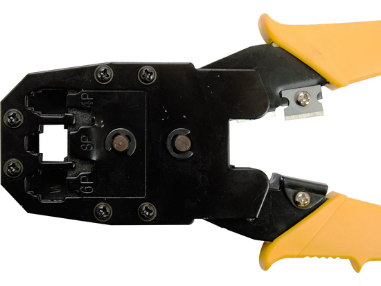 PINZA A CRIMPARE PER PRESE TELEFONICHE E DI RETE RJ45 RJ10 RJ11
