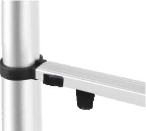 SCALA TELESCOPICA IN ALLUMINIO 3,8 M 13 GRADINI