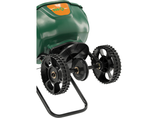 SEMEADORA, ESPALHADOR PARA FERTILIZANTE, AREIA, SEMENTES, ROTATIVO 15 L, 15 KG