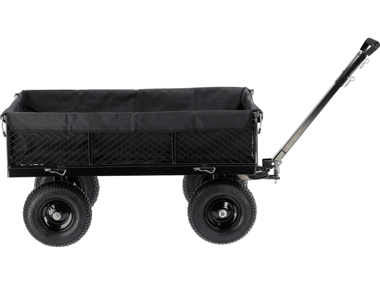 WÓZEK OGRODOWY XL 450KG Z POKROWCEM KOŁA 13"