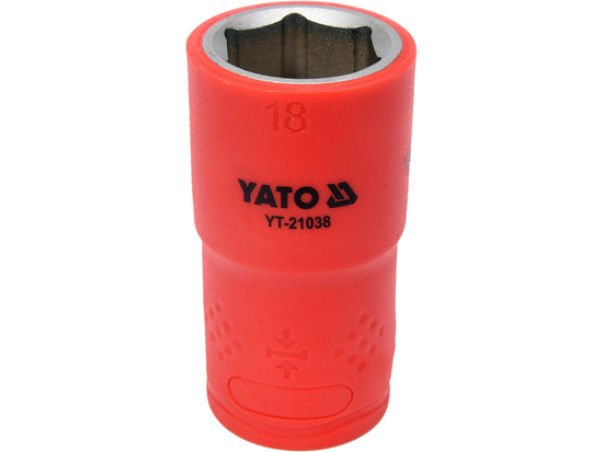 ΜΟΝΩΜΕΝΗ ΠΡΙΖΑ 18MM 1/2'' 6-ΓΩΝΙΑ VDE