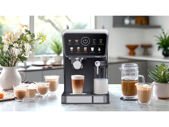 MÁQUINA DE CAFÉ EXPRESSO COM ESPUMADOR 1350W
