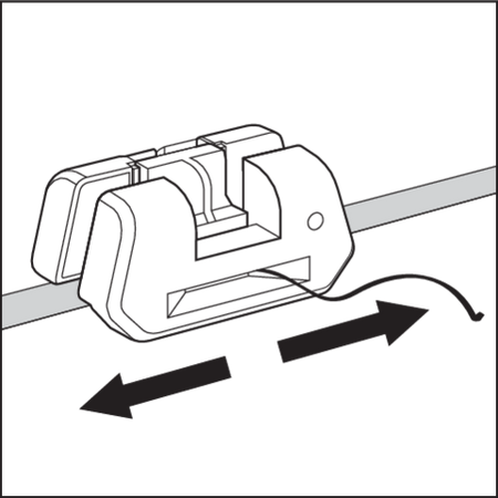 NÓŻ DO OKLEIN Z OBCINAKIEM CZOŁOWYM