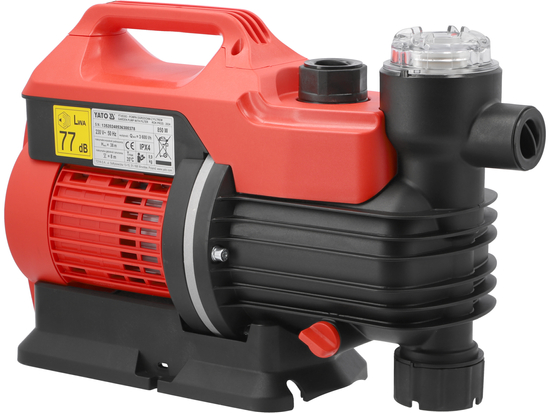 KERTI SZIVATTYÚ 850W SZŰRŐVEL ÉS NYOMÁSMÉRŐVEL