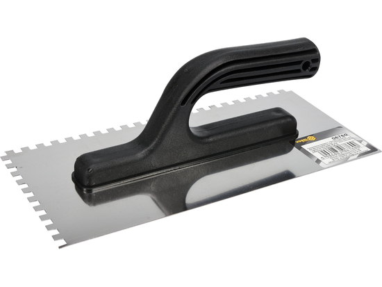 NERUSĒJOŠAIS NERŪSĒJOŠAIS APMETUMS ŠPAKTEĻLĀPSTIŅA 270 X 125MM ZOBI 6 X 6MM