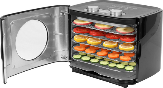 ESSICCATORE PER ALIMENTI 300W, 5 VASSOI