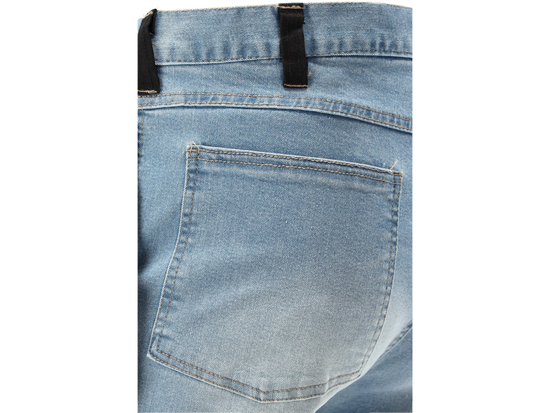 PANTALÓN DE TRABAJO AJUSTADO JEANS STRETCH TALLA AZUL CLARO. METRO