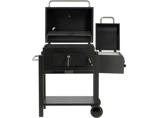 DELUXE ANGLIŲ GRILĖLIS SU RŪKYKLA