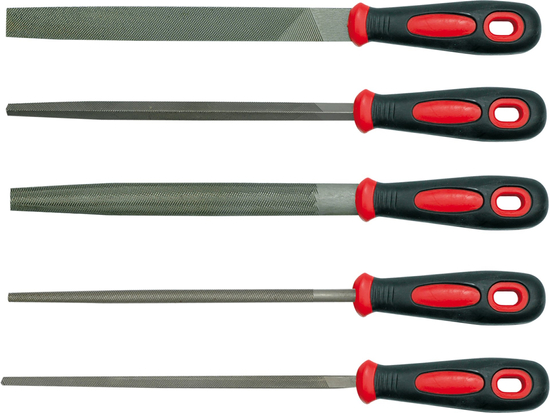 LIMAS DE METAL 200MM, 5 UNIDADES.