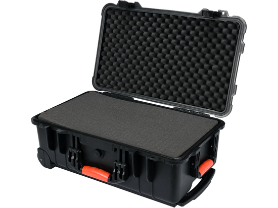 HERMETINIS ĮRANKIŲ DĖKLAS ANT RATAS 559X351X229 MM