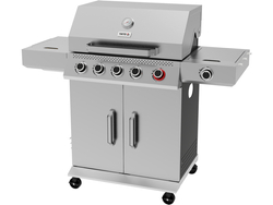 GÁZGRILL YAO 5+1 19KW ROZSDAMENTES ACÉL,