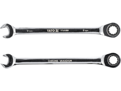 CHIAVE COMBINATA CON CRICCHETTO 9MM