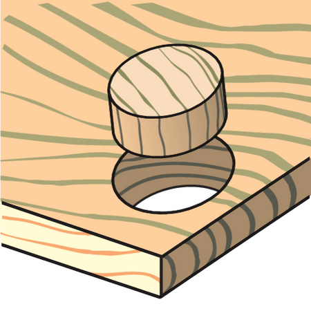 SET FACCIANODI PER LEGNO 15-35MM 10 PZ.