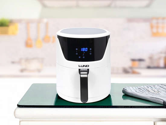 FRITÉZA 3,7L 1400W LED, BIELA