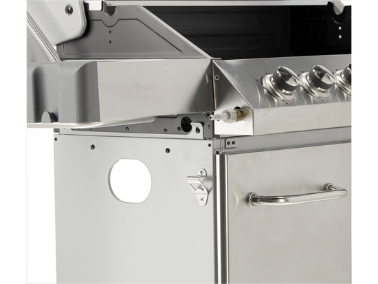 GRELHADOR A GÁS ITAMI 6+1, AÇO INOXIDÁVEL 20,5KW, COM VIDRO