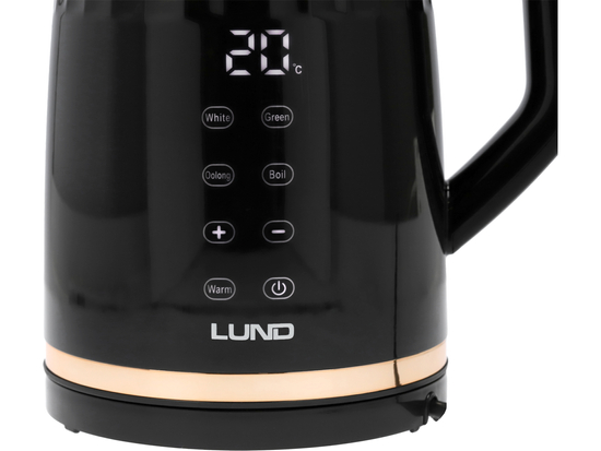 RYCHLOVARNÁ KONVICE 1,7L, NASTAVENÍ TEPLOTY, ČERNÁ